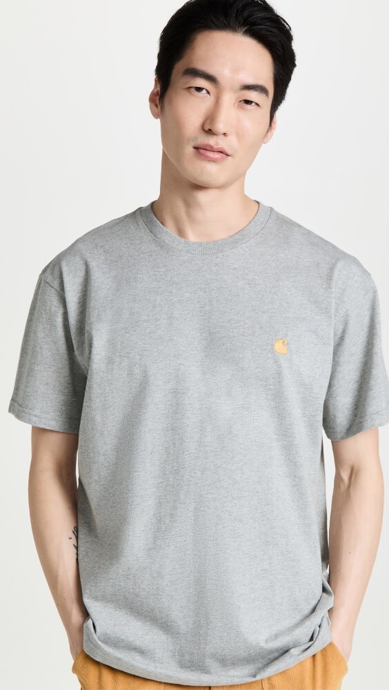 

Футболка Carhartt WIP Chase, серый
