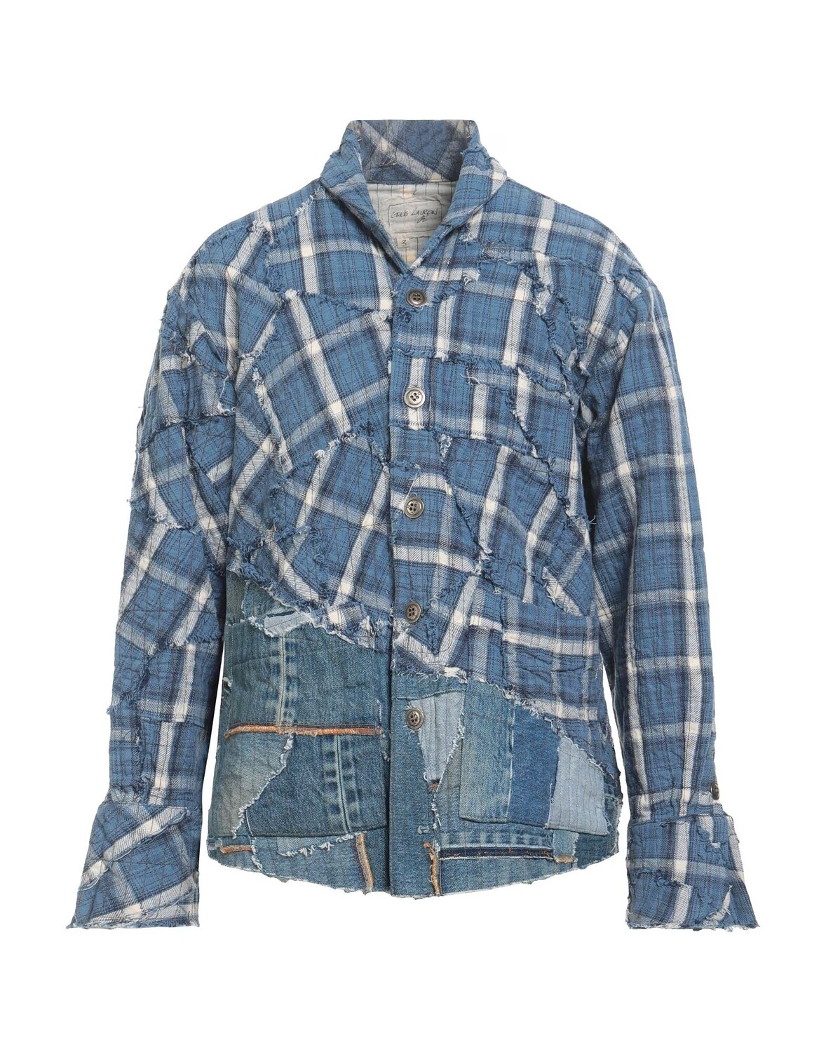 

Куртка Greg Lauren, пастельный синий