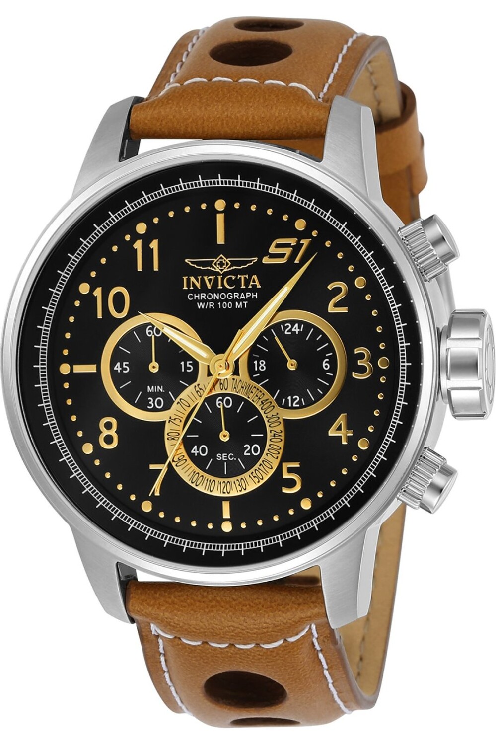 

Часы s1 ралли 23597 48 мм Invicta, серебряный
