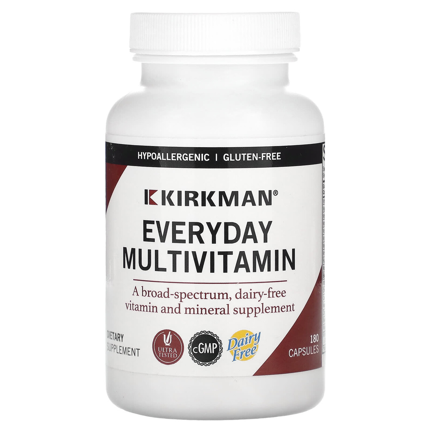 

Мультивитамины для повседневного применения, 180 капсул, Kirkman Labs