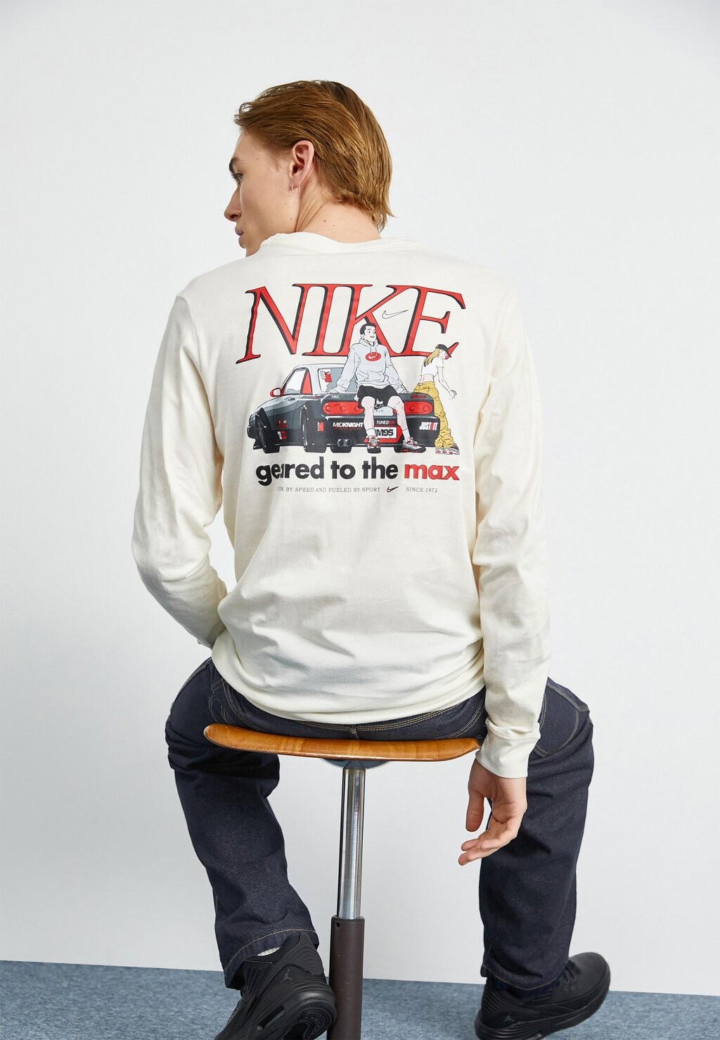 

Футболка с длинным рукавом ФУТБОЛКА Nike, бледная слоновая кость