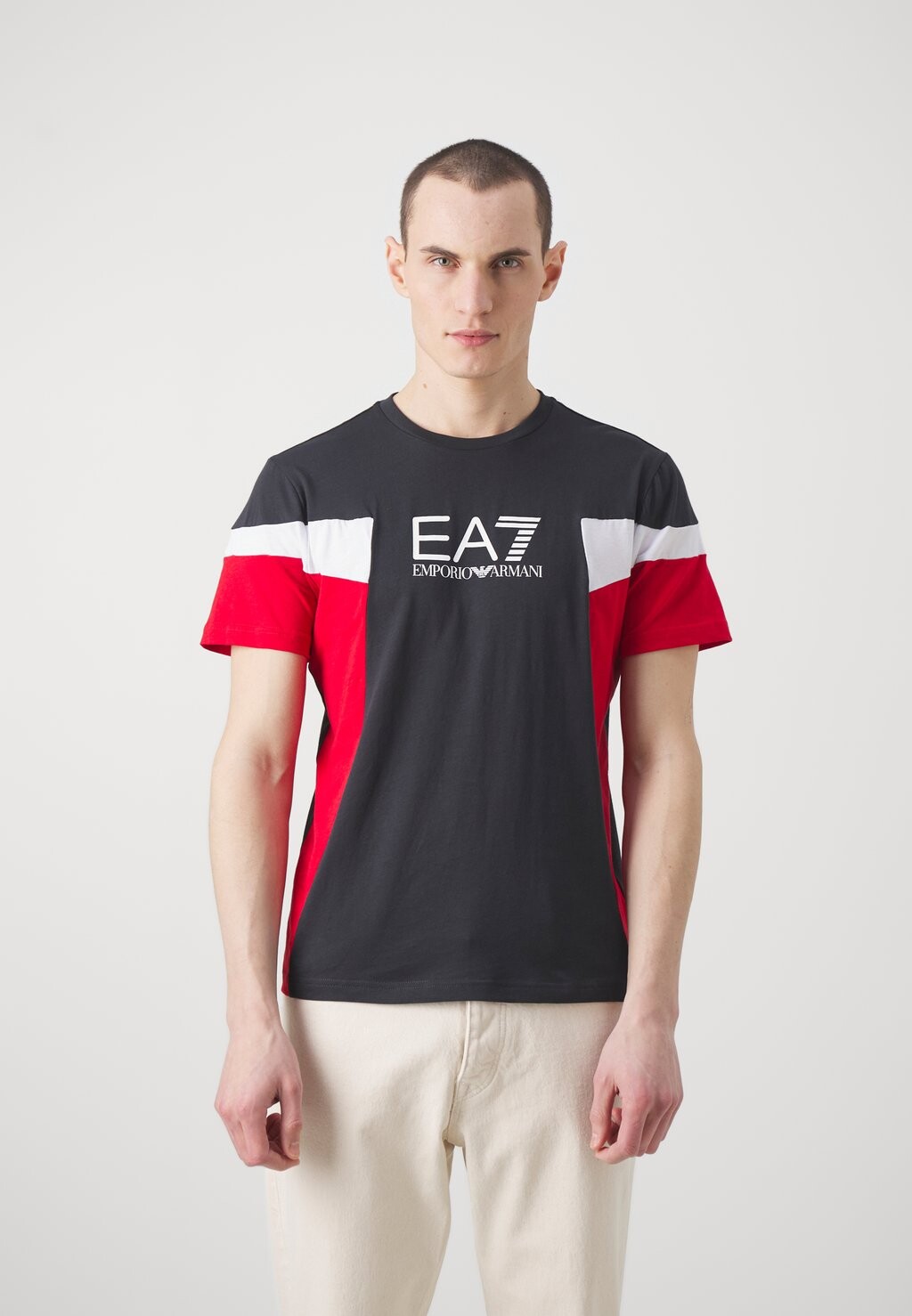 

Футболка с принтом EA7 Emporio Armani, ночь