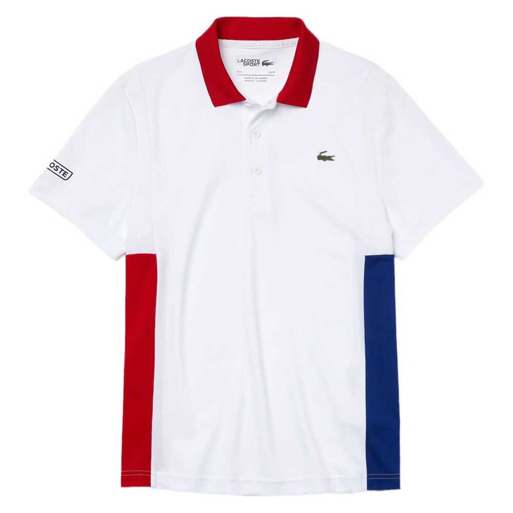 

Поло с коротким рукавом Lacoste Sport DH2053 Color Bord-Cotes, белый