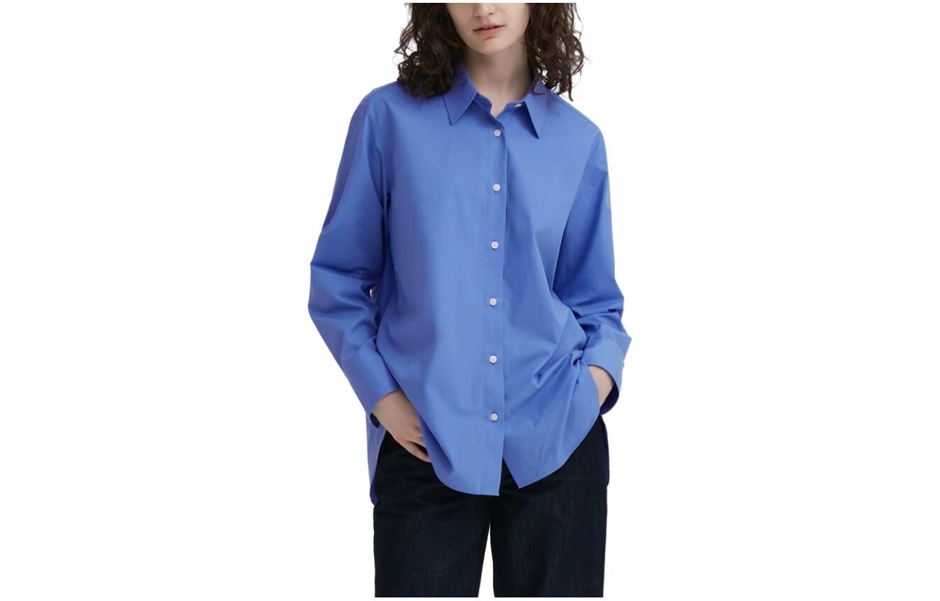 

Рубашка женская Lake Blue Uniqlo