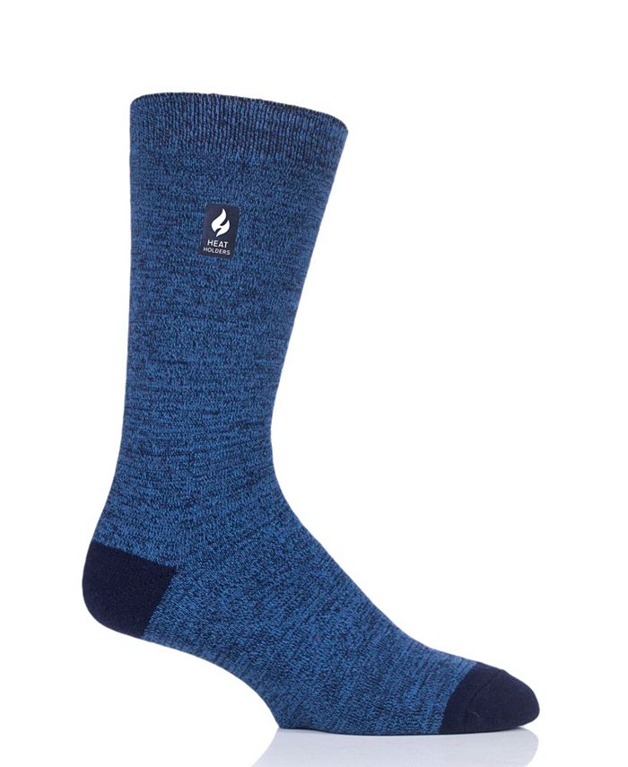 новогодние носки теплы термо носки Мужские носки Ultra Lite Robin Twist Crew Heat Holders, синий