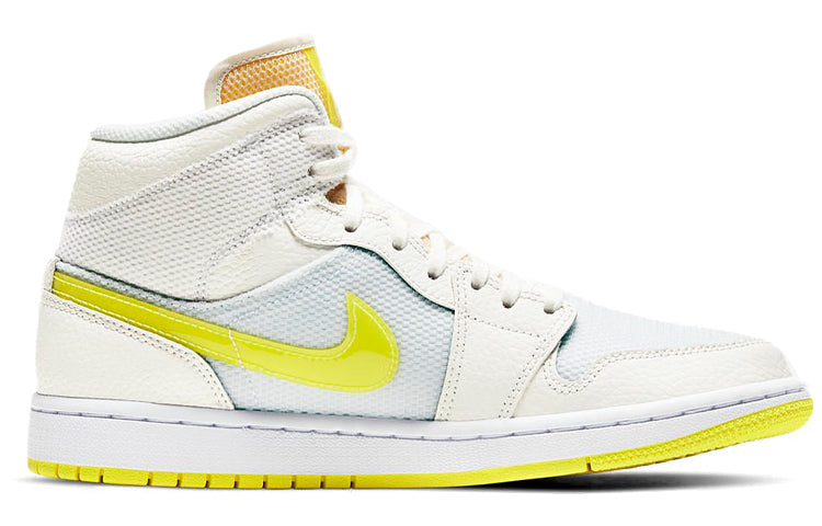 

Кроссовки женский Nike Air Jordan 1 Mid Se, желтый