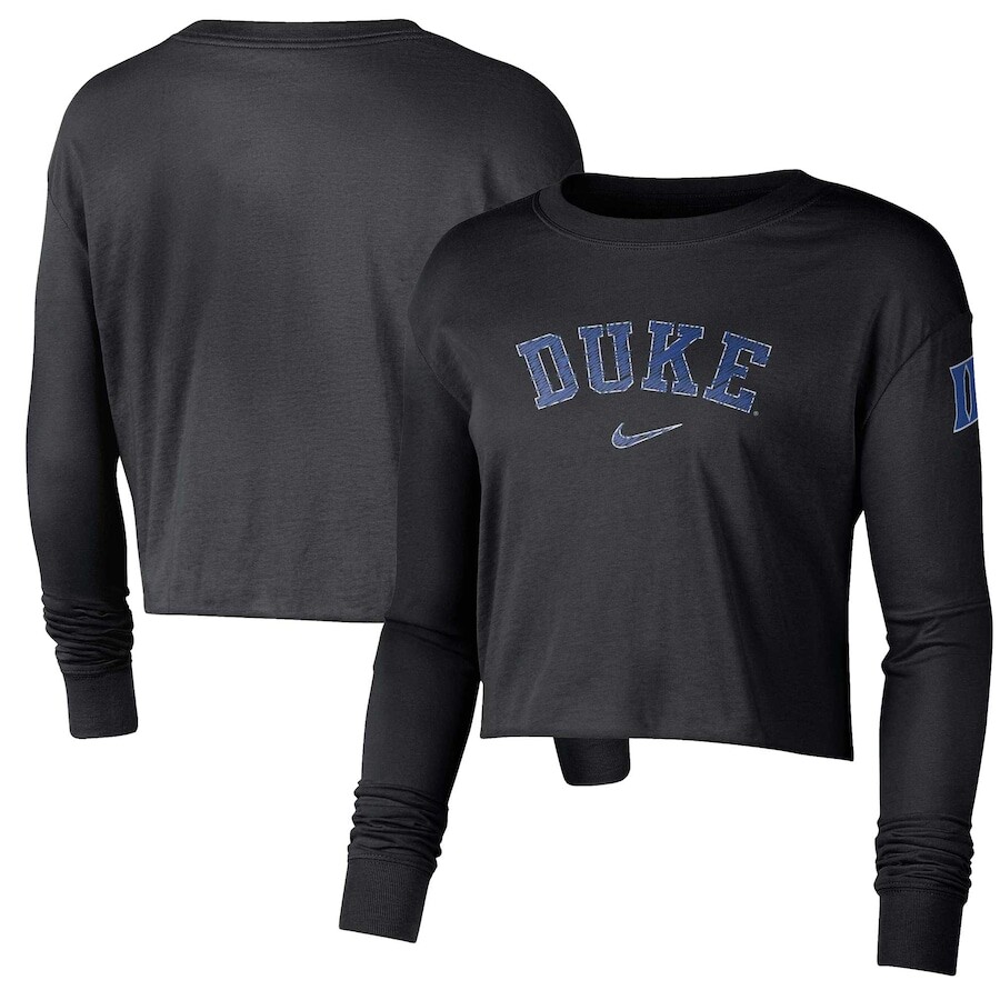 

Футболка с длинным рукавом Nike Duke Blue Devils, черный