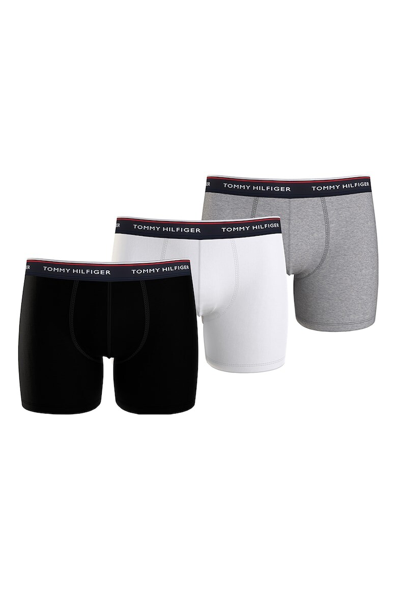 

Боксеры на резинке на талии – 3 пары Tommy Hilfiger, черный