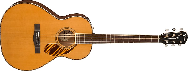 Акустическая гитара Fender Paramount PS-220E Parlor Size Acoustic Electric Guitar - Natural