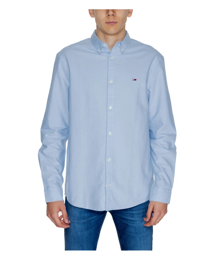 

Оксфордская рубашка с длинными рукавами Tommy Jeans, синий