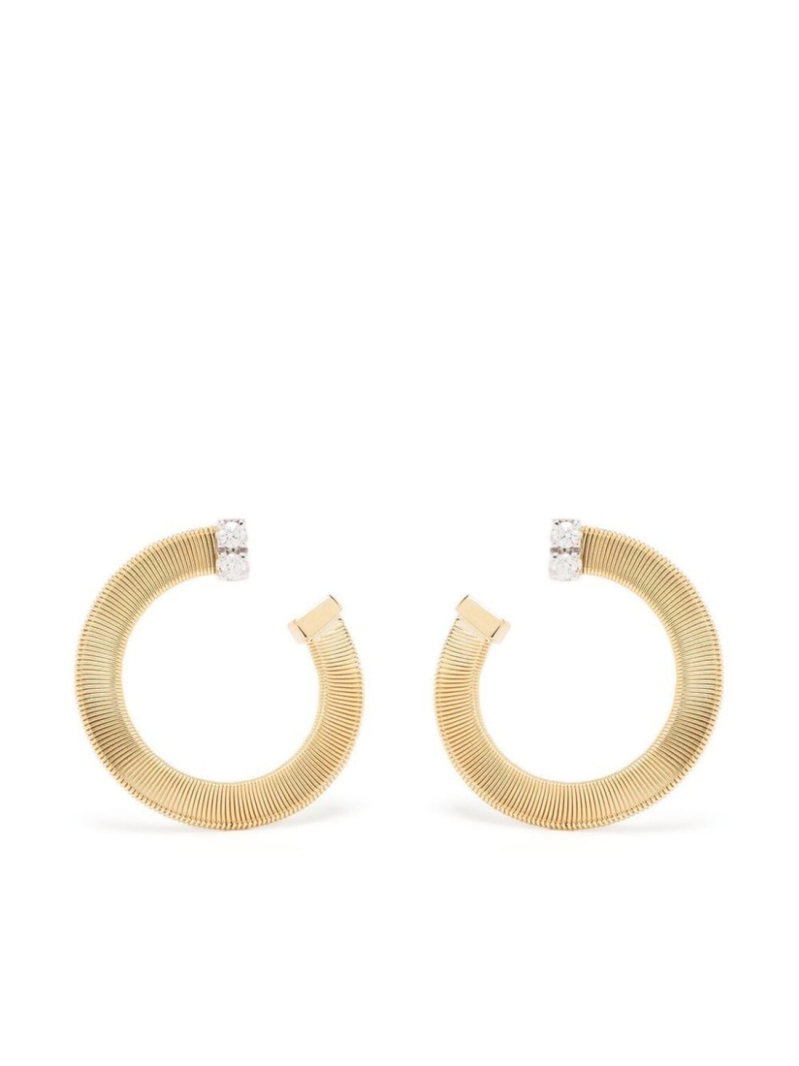 

Серьги-подвески Masai из желтого золота с бриллиантами Marco Bicego, золотой