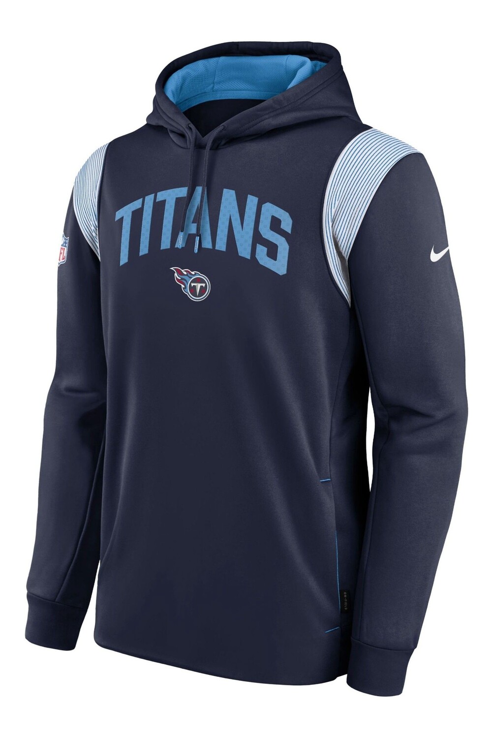 

Вязаная худи Nike Fanatics Tennessee Titans Thermaflex PO Nike, синий
