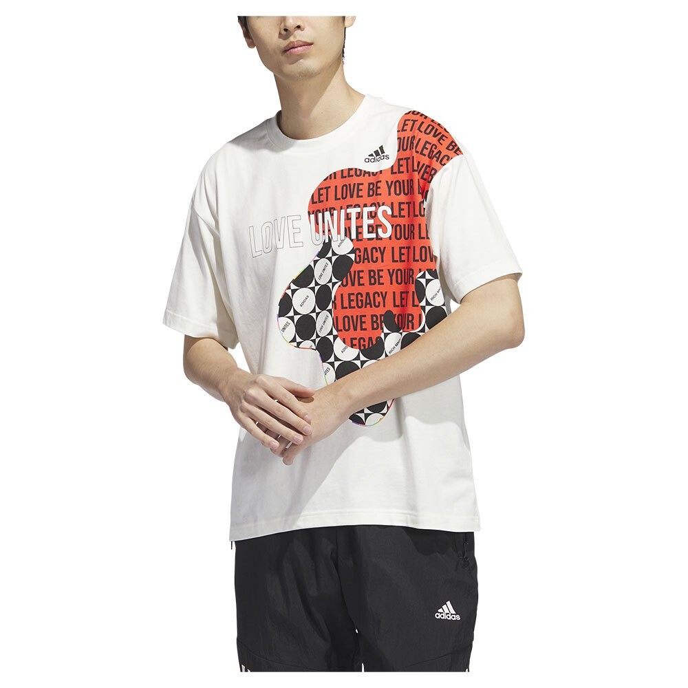 

Футболка adidas Pride Graphic, белый