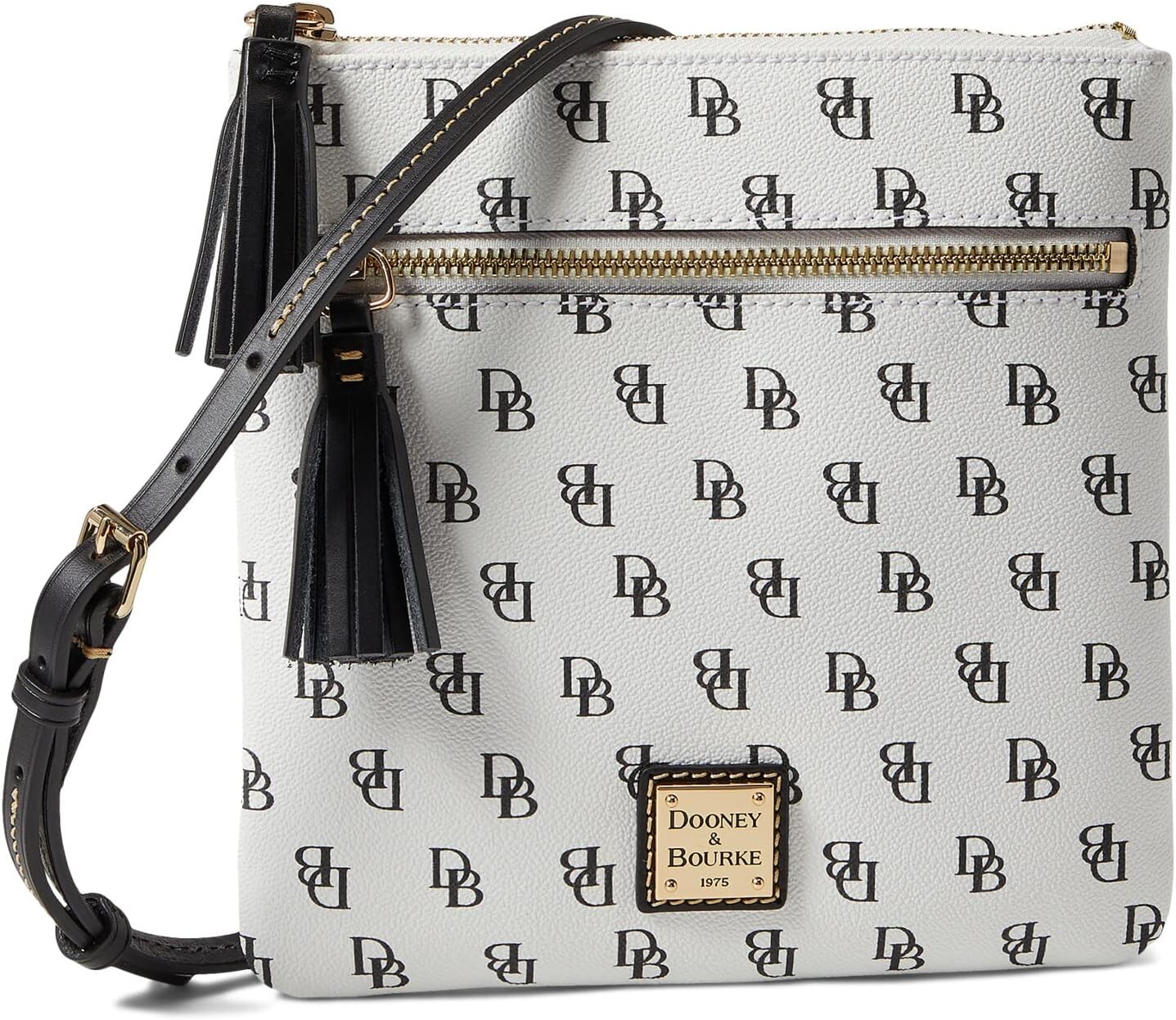 

Сумка Gretta Double Zip Tassel Crossbody Dooney & Bourke, белый