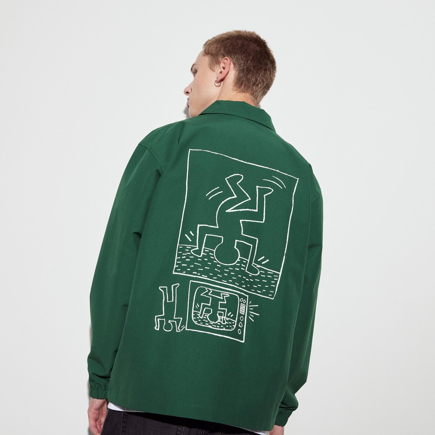 

Куртка UNIQLO Keith Haring Subway с рисунком, зеленый