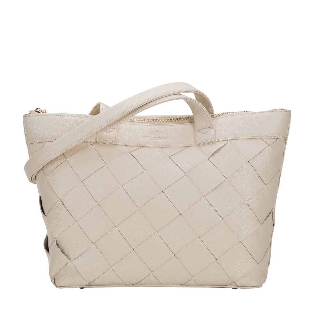 

Сумка Wittchen Tasche Elegance Kollektion (H) 27x (B) 42x (T) 15 cm, кремовый