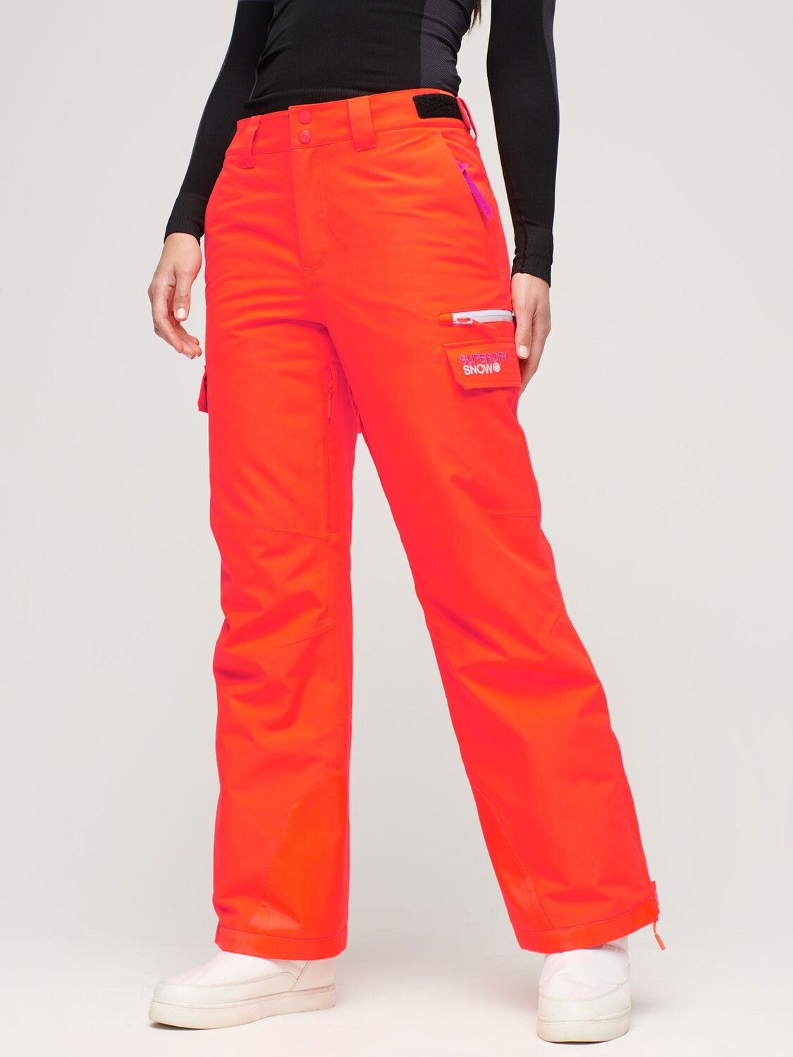 

Лыжные брюки Ultimate Rescue Superdry, гиперогненный коралл