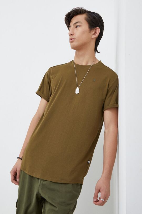 

Хлопковая футболка D16396.B353 G-Star Raw, зеленый