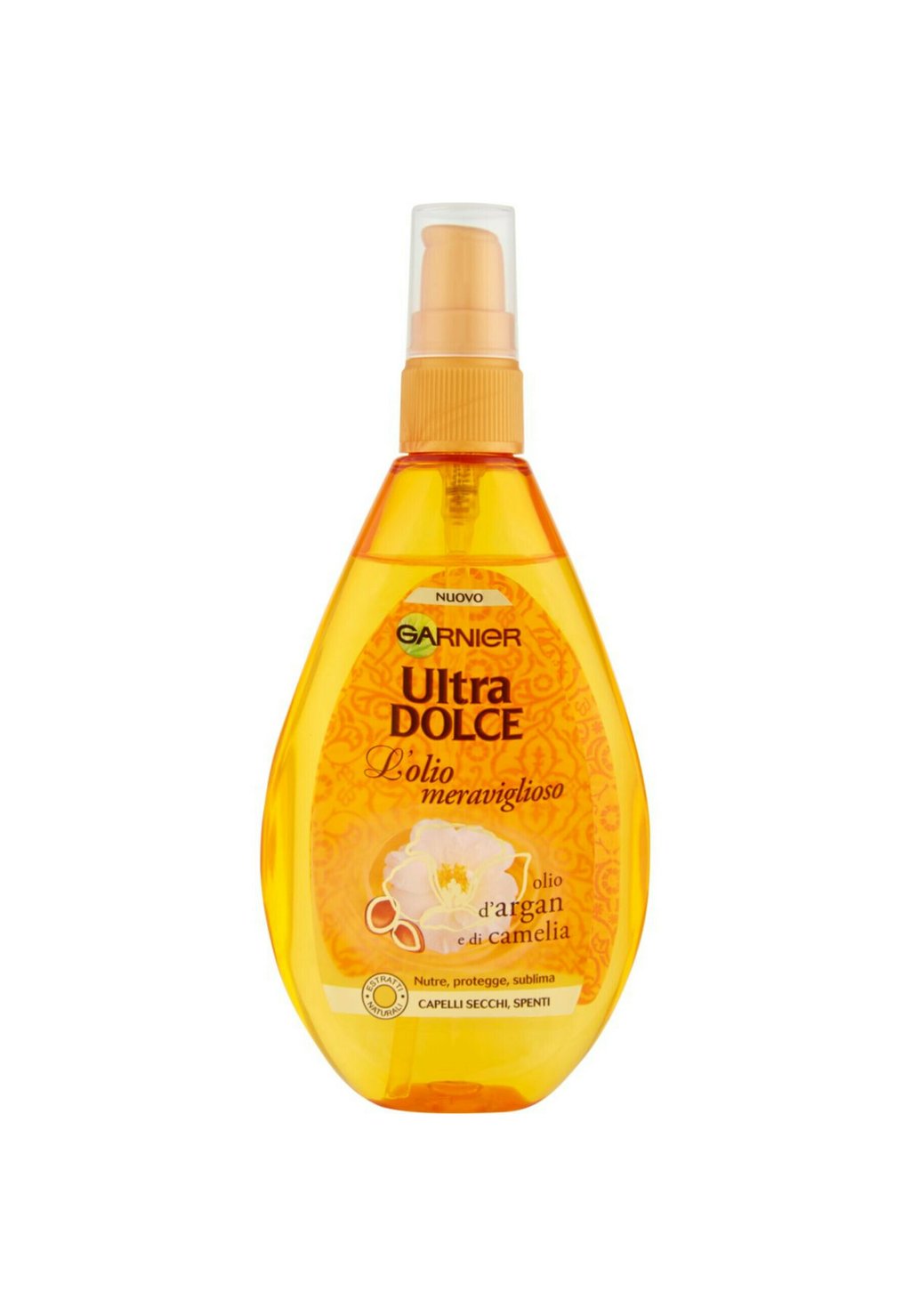 

Уход за волосами GARNIER OLIO PER CAPELLI ULTRA DOLCE MERAVIGLIOSO, FORMULA CON OLIO DI ARGAN E CAMELIA, 150 ML, 2 PACK Garnier, прозрачный