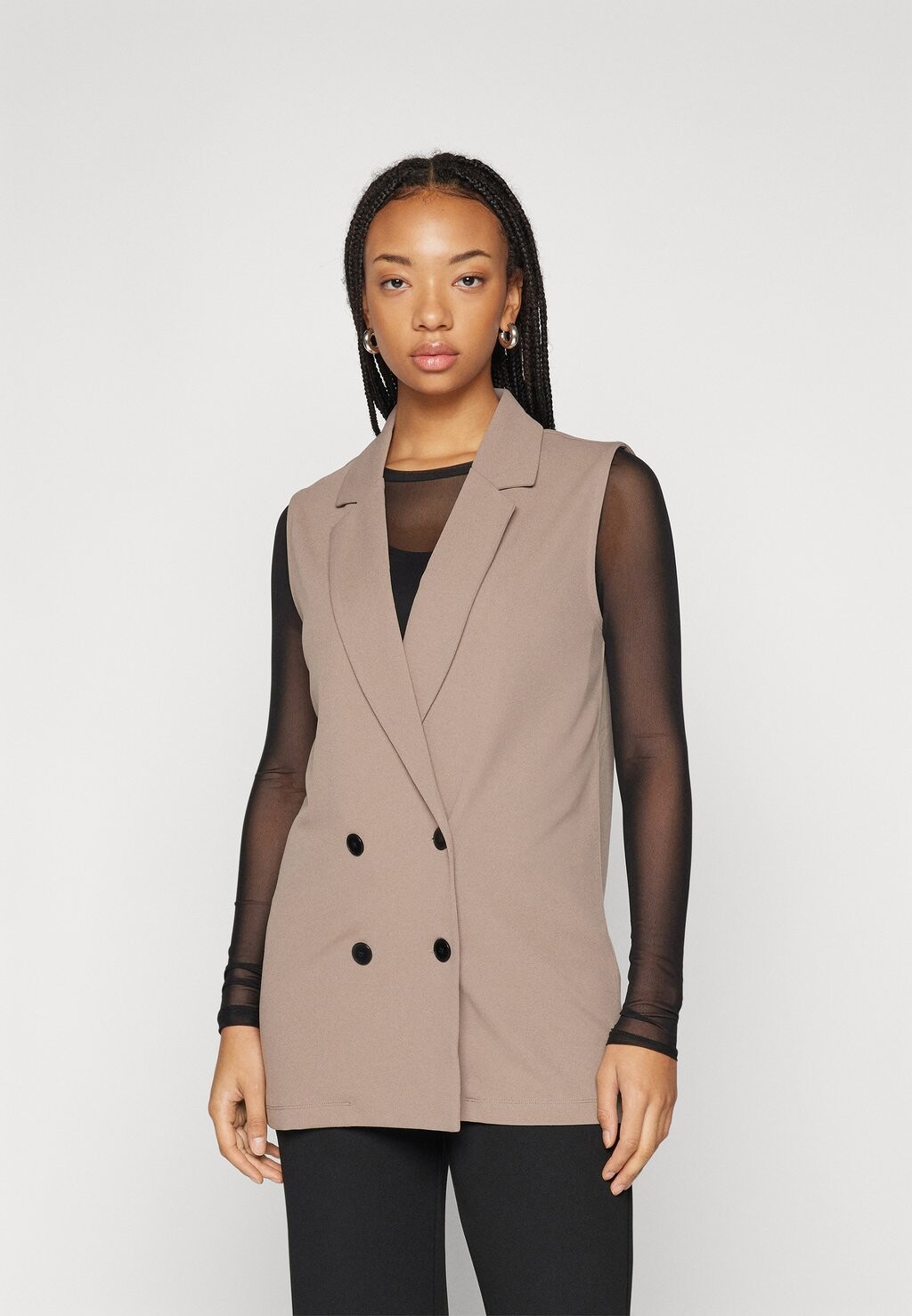 

Жилет LONG WAISTCOAT JDY, цвет driftwood