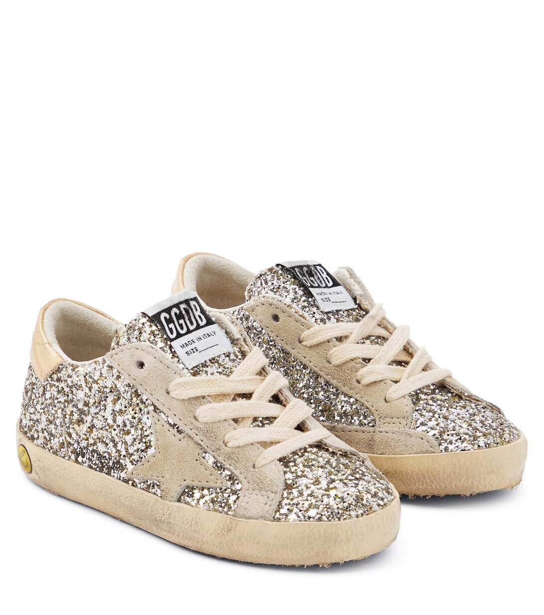 

Кроссовки Super-Star с блестками Golden Goose, разноцветный