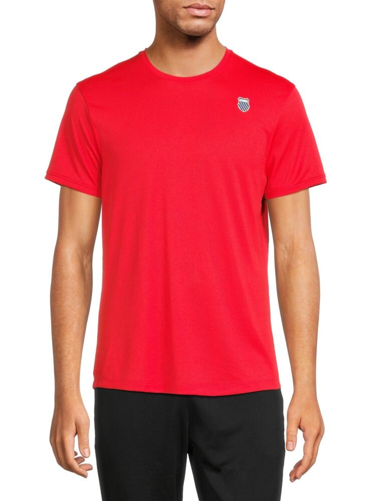 

Футболка Surge с круглым вырезом K-Swiss, красный