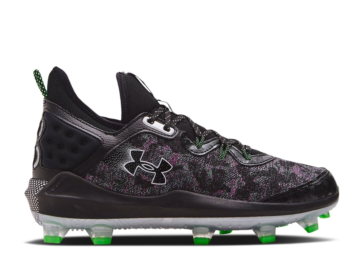 

Кроссовки Under Armour Harper 8 Elite Tpu 'Black Pink Green', черный