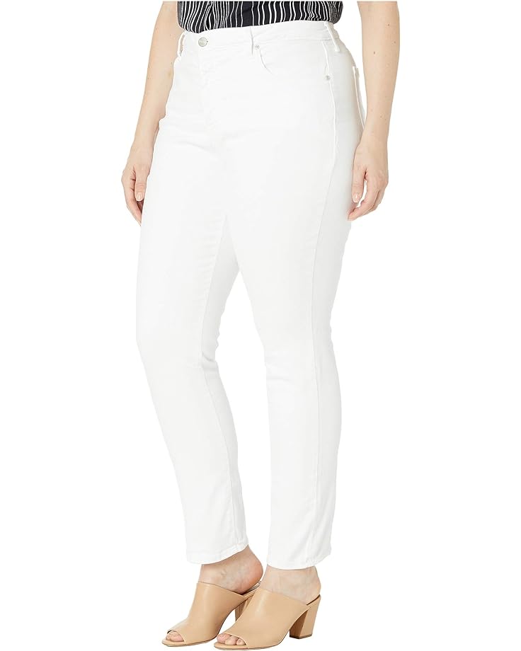 Брюки Nydj Plus Size Sheri Slim in Optic White, цвет Optic White брюки nydj plus size plus size sheri slim pants