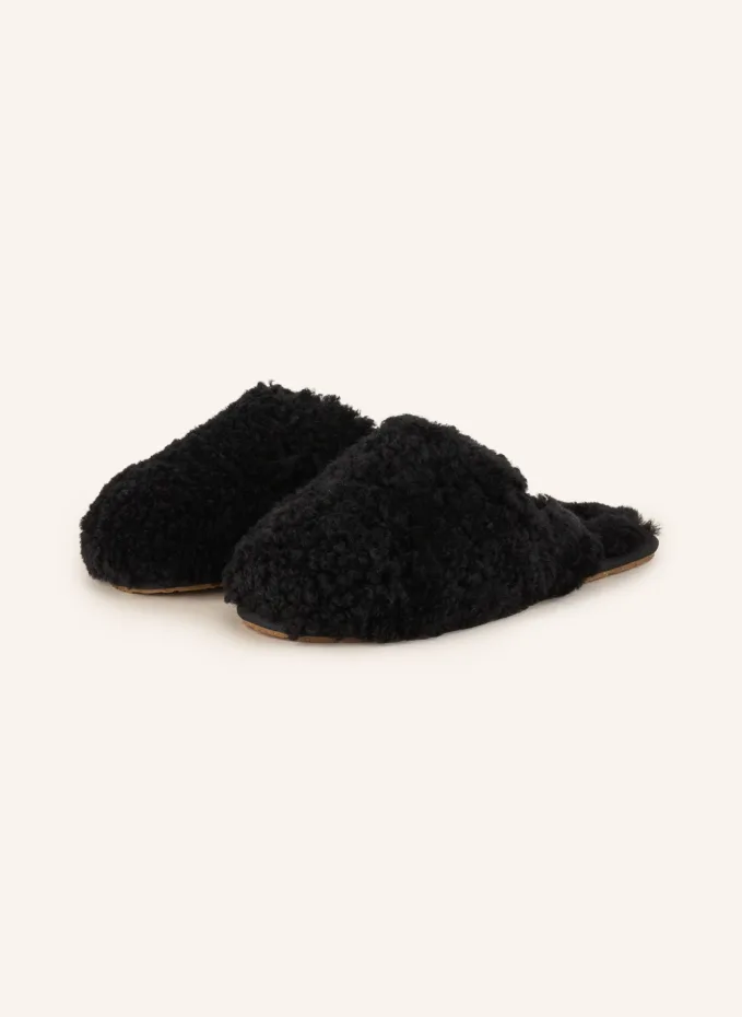 

Тапочки maxi curly Ugg, черный