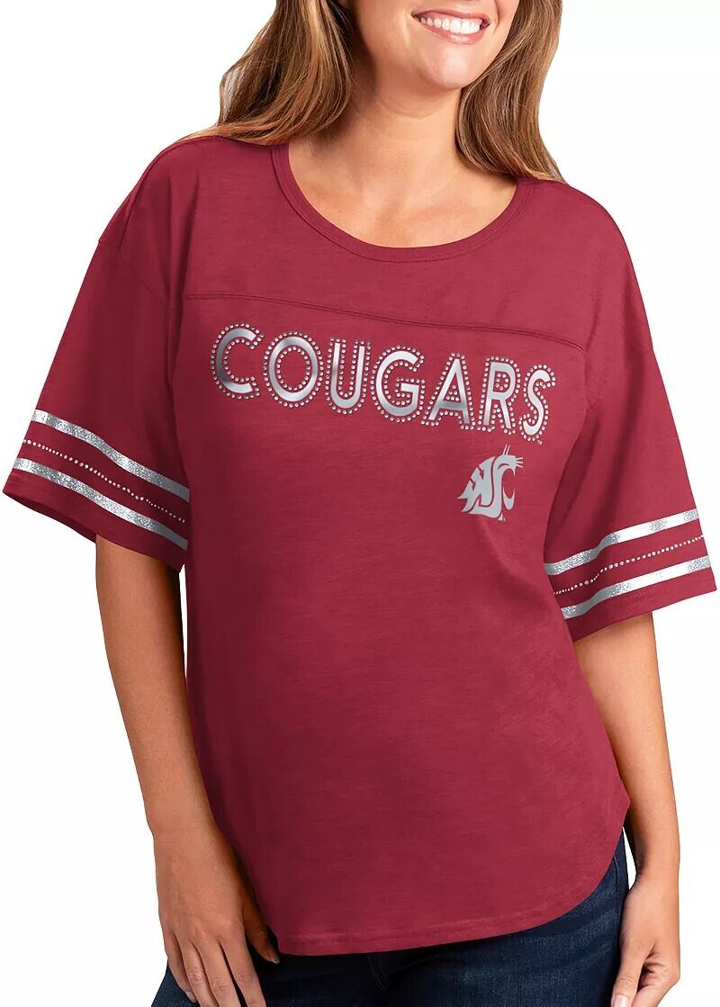 

Женская футболка G-III For Her Washington State Cougars Crimson Extra Point
