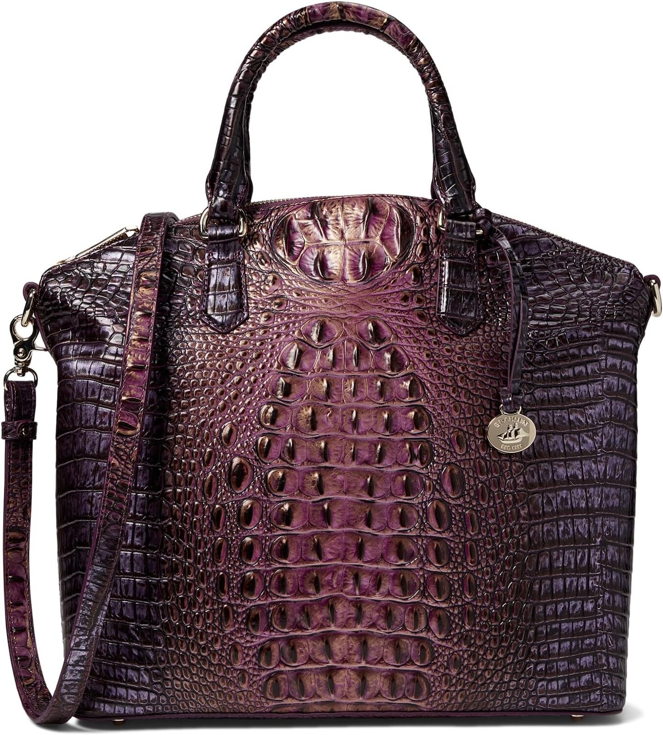 

Большая сумка Melbourne Duxbury Brahmin, цвет Fig Jam