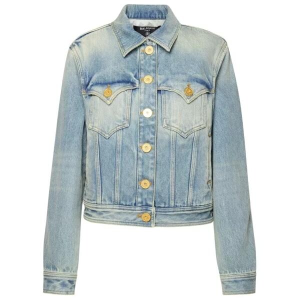 

Джинсы cotton jacket Balmain, синий