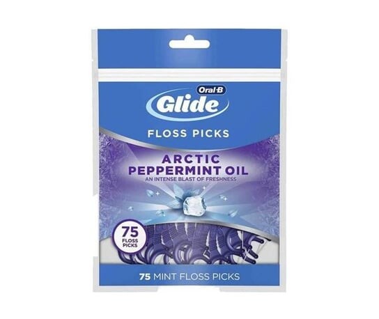 

Зубочистки Glide Arctic Peppermint Oil, 75 шт. Oral-B