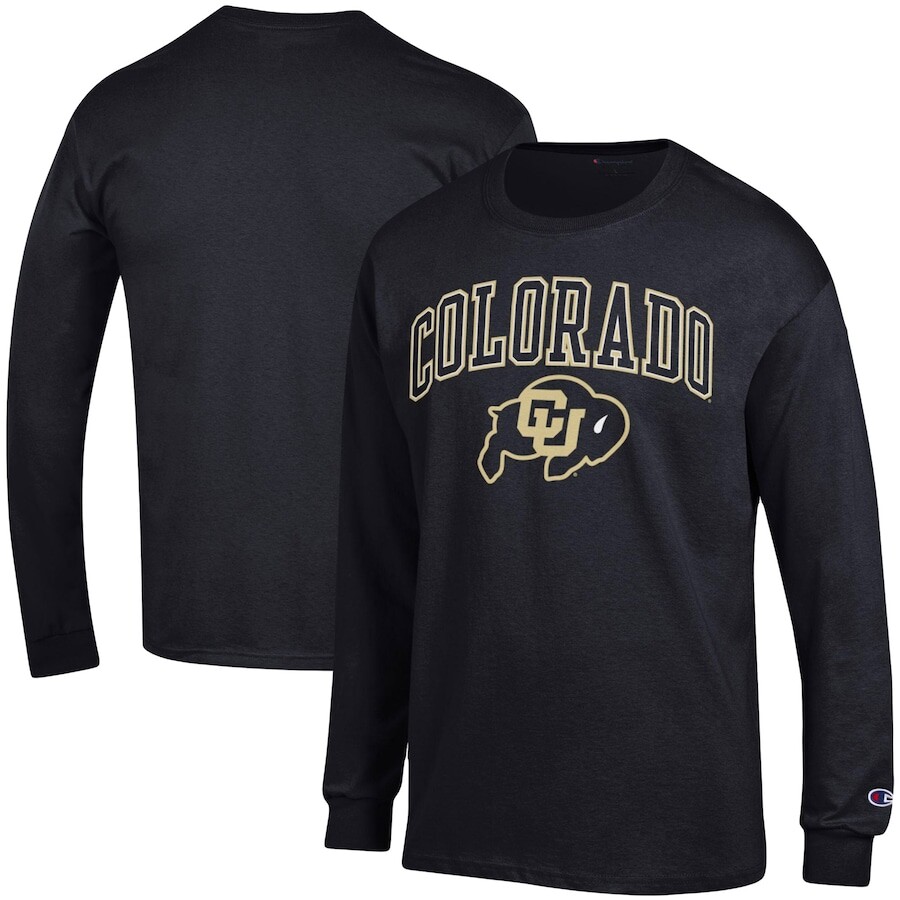 

Футболка с длинным рукавом Champion Colorado Buffaloes, черный