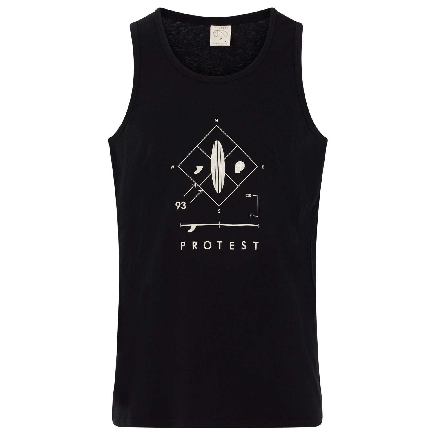 

Майка Protest Prtrally Singlet, цвет True Black