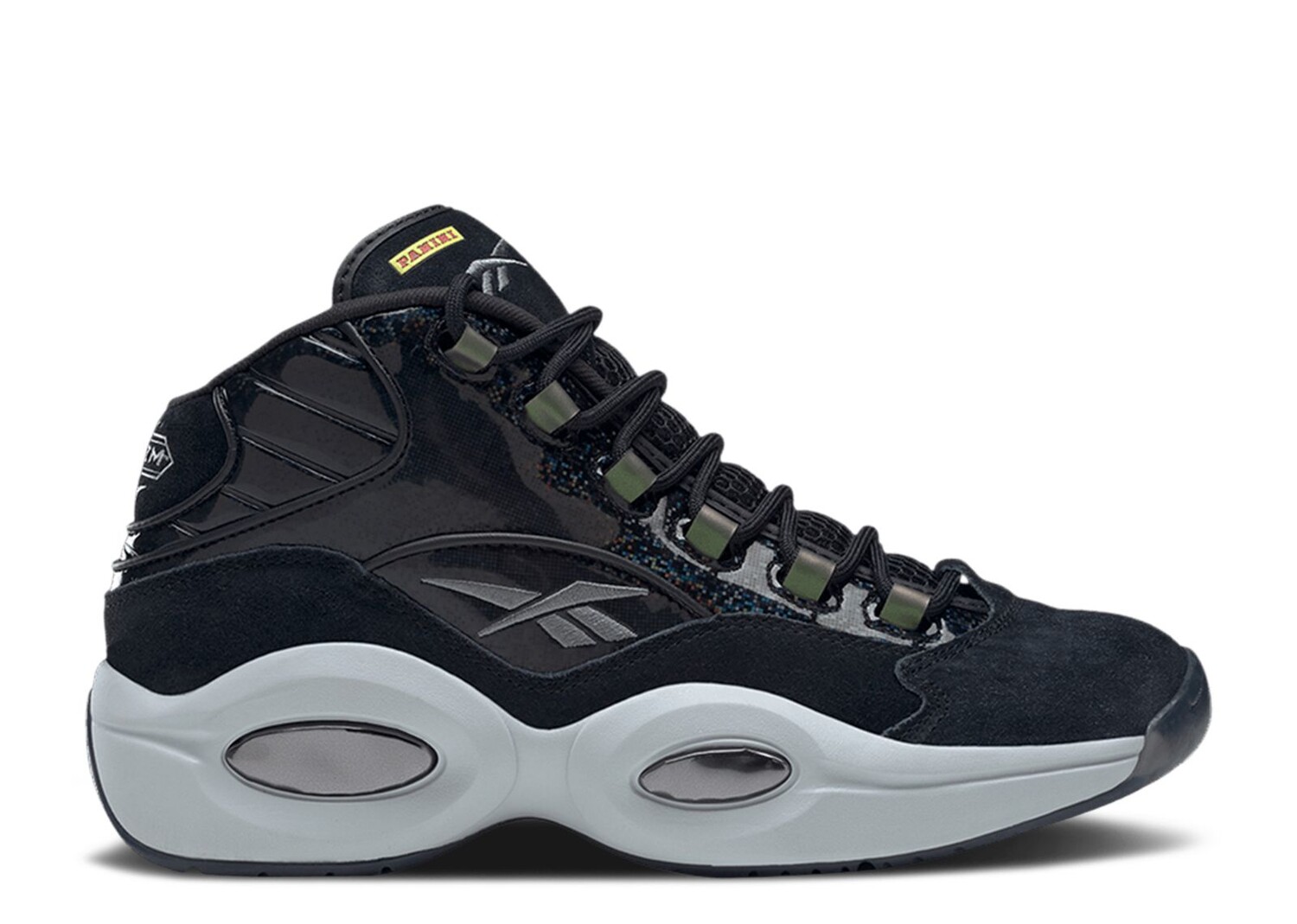 

Кроссовки Reebok Panini X Question Mid 'Black Pulsar Prizm', черный