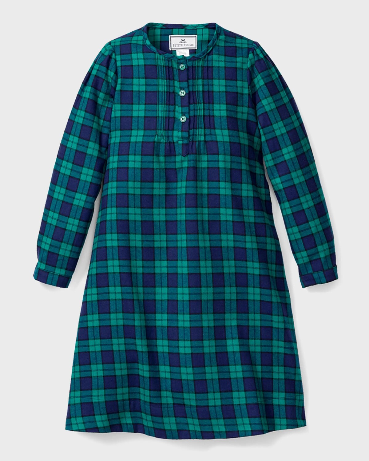 

Ночная рубашка Beatrice Highland в клетку тартан для девочек, размер 6M-14 Petite Plume, цвет Green