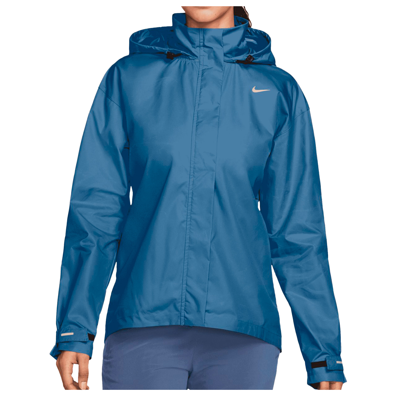 Беговая куртка Nike Women's Fast Repel, цвет Court Blue/Black/Reflective Silver куртка nike shield reflective zipper sports hooded jacket black bv4881 010 черный