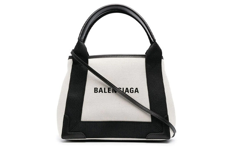 

Сумочка женская Balenciaga Cabas Tote Bag XS, черно-белый