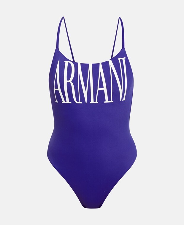

Купальник Emporio Armani, фиолетовый