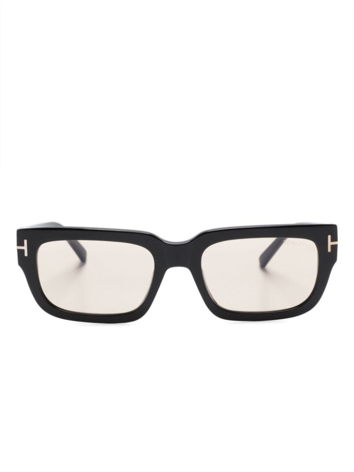 

TOM FORD Eyewear солнцезащитные очки Ezra в прямоугольной оправе, черный