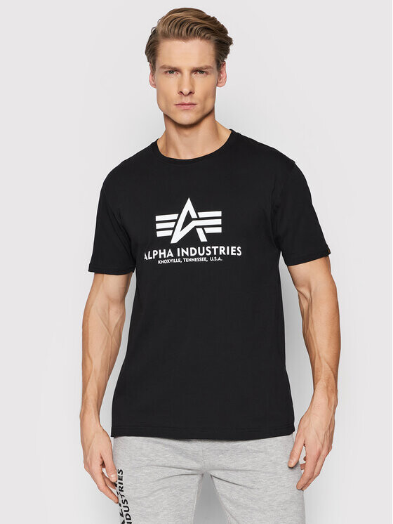 

Футболка стандартного кроя Alpha Industries, черный