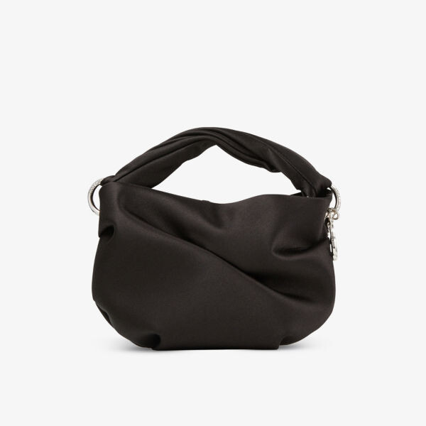 

Сумка на плечо Bonny из перекрученного атласа Jimmy Choo, черный