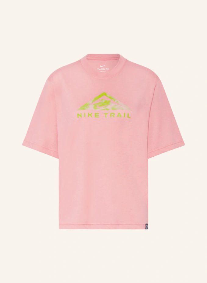 

Беговая рубашка dri-fit trail Nike, розовый