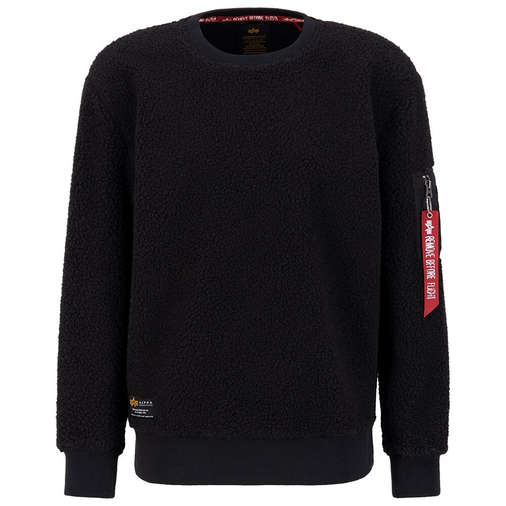 

Толстовка Alpha Industries Teddy, черный