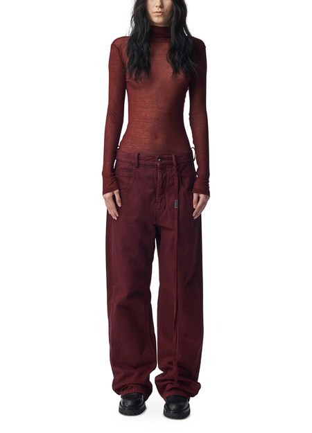 

Футболка стандартного кроя Kaisu с длинными рукавами и высоким воротником Ann Demeulemeester