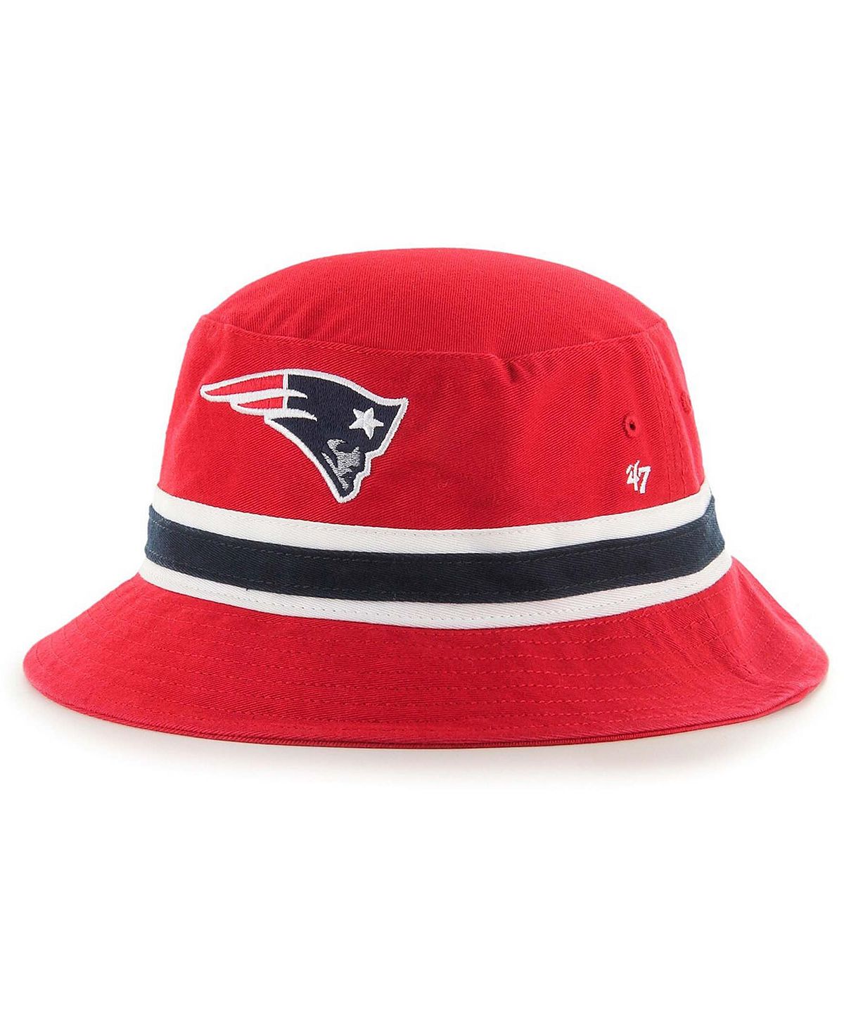цена Мужская красная панама в полоску New England Patriots '47 Brand