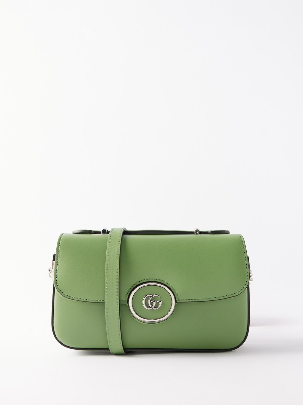 

Маленькая кожаная сумка на плечо gg marmont Gucci, зеленый