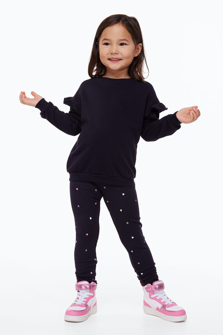

Комплект из 2-х топов и леггинсов H&M, синий
