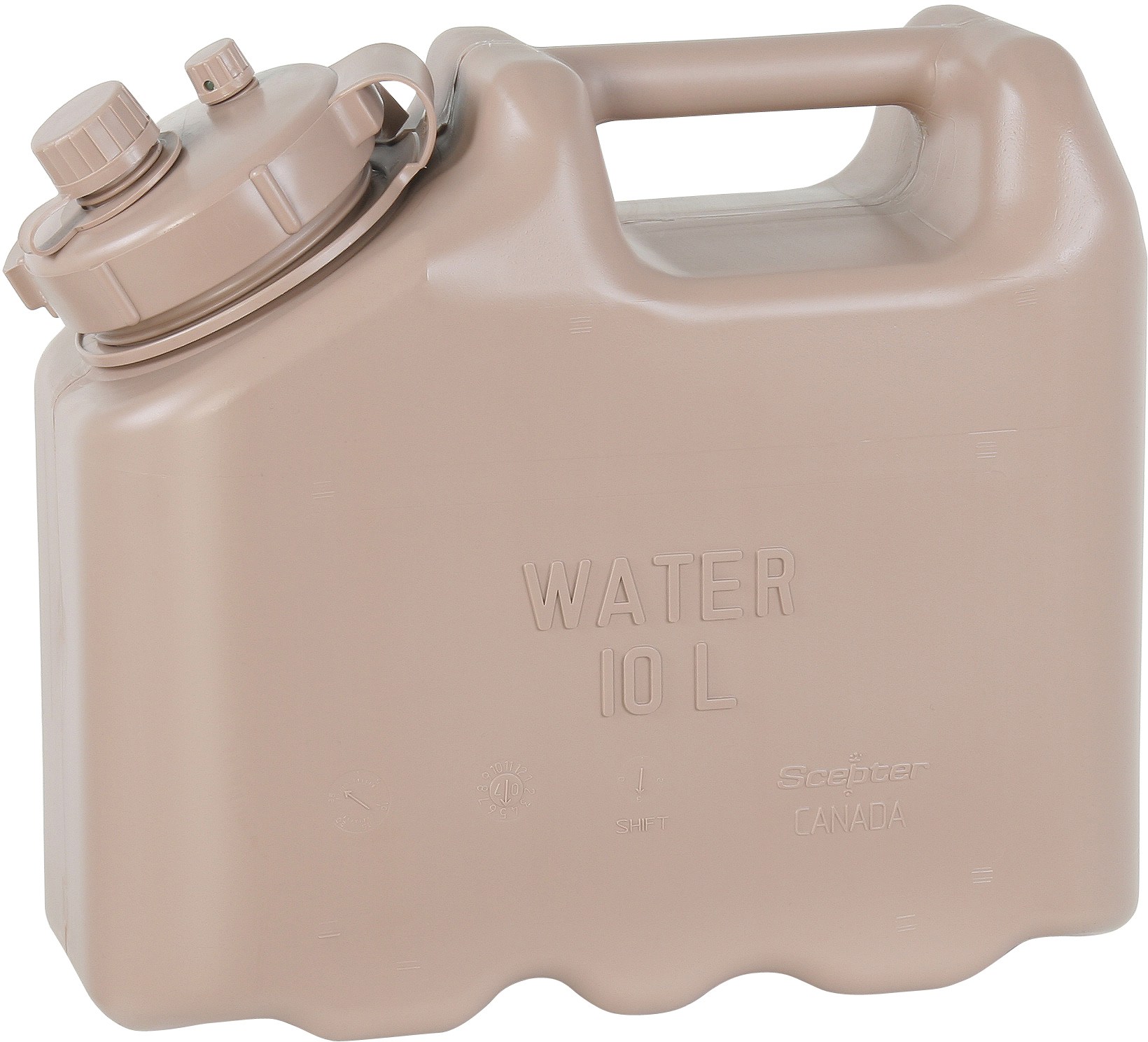 Емкость для воды – 10 литров/2,5 галлона. Scepter, хаки